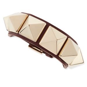 Valentino rockstud bracelet in red